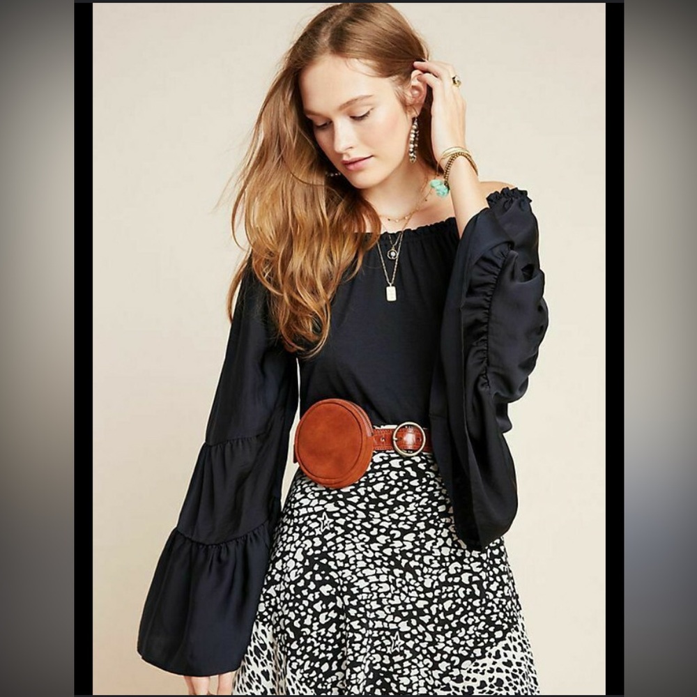 Anthropologie Gloria Off the Shoulder Top